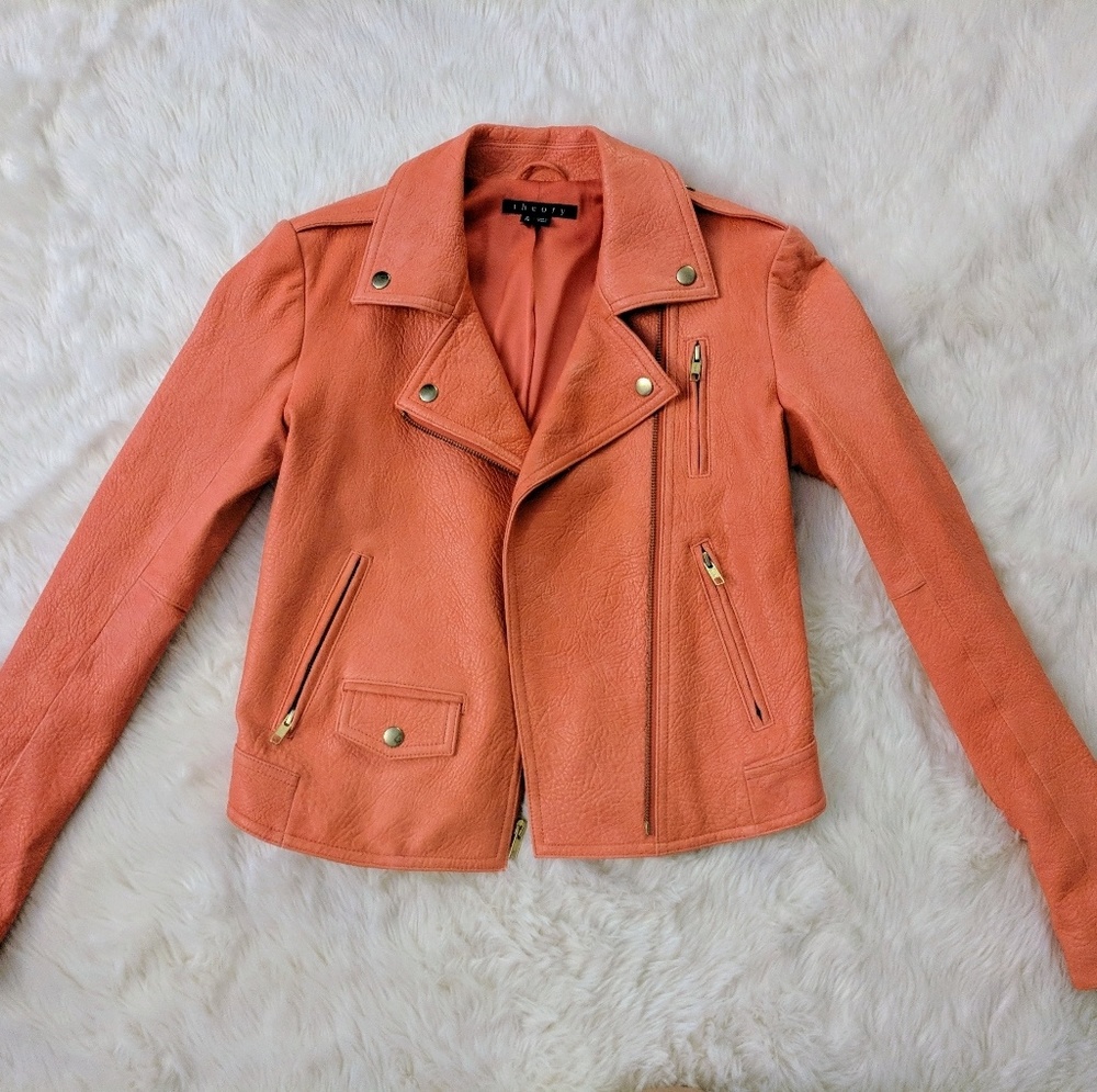 Theory leather jacket